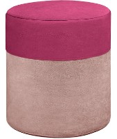 Fotoliu moale Edka 45cm M84+M19 Roz Zmeura+Roz Pudrat imaginea #1 — magazin online Desire.md