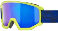 Лыжные очки Uvex Athletic FM Lime Mat/Blue фото №1 — интернет-магазин Desire.md