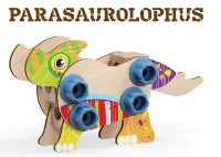 Конструктор Quercetti Wood Dino (80731) фото №2 — интернет-магазин Desire.md