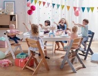 Scaun de masa Kinderkraft Enock Grey (KHENOC0PGRY0000) imaginea #4 — magazin online Desire.md