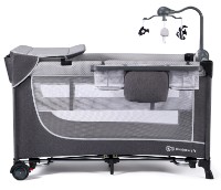 Манеж Kinderkraft Leody Grey KCLEOD00GRY00AC) фото №10 — интернет-магазин Desire.md