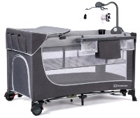 Манеж Kinderkraft Leody Grey KCLEOD00GRY00AC)