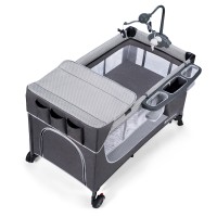 Манеж Kinderkraft Leody Grey KCLEOD00GRY00AC) фото №6 — интернет-магазин Desire.md