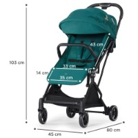 Коляска Kinderkraft Nature Vibes Indy Green (KSINDYNAGRE0000) фото №5 — интернет-магазин Desire.md