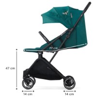 Коляска Kinderkraft Nature Vibes Indy Green (KSINDYNAGRE0000) фото №7 — интернет-магазин Desire.md