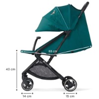 Коляска Kinderkraft Nature Vibes Nubi Green (KSNUBINAGRE0000) фото №5 — интернет-магазин Desire.md