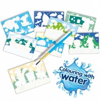 Carte de colorat pentru copii Ses Animals Mega set (14459S)