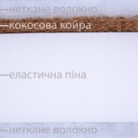 Saltea pentru copii Veres Coconut Elastic Foam 140х70х10 (51.9.02) imaginea #4 — magazin online Desire.md