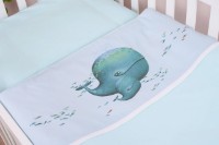 Lenjerie de pat pentru copii Veres Menthol Whale (154.7.08) imaginea #3 — magazin online Desire.md