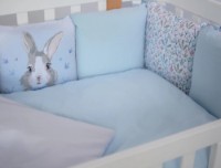 Lenjerie de pat pentru copii Veres Summer Bunny Blue (217.11)