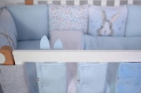 Protectie laterala pentru patut Veres Summer Bunny Blue 6pcs (154.05.10) imaginea #7 — magazin online Desire.md