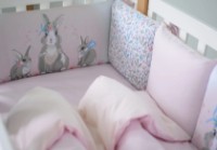 Lenjerie de pat pentru copii Veres Summer Bunny Pink (217.12)