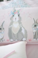 Lenjerie de pat pentru copii Veres Summer Bunny Pink (217.12) imaginea #2 — magazin online Desire.md