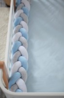 Protectie laterala pentru patut Veres White/Blue/Grey (154.02.14) imaginea #5 — magazin online Desire.md