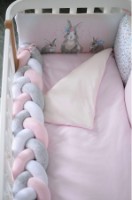 Protectie laterala pentru patut Veres White/Pink/Grey (154.02.13) imaginea #3 — magazin online Desire.md