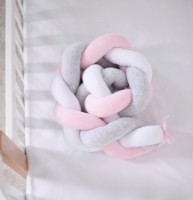 Protectie laterala pentru patut Veres White/Pink/Grey (154.02.13) imaginea #2 — magazin online Desire.md