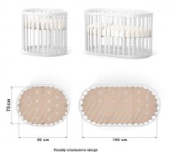 Pătuţ Veres ЛД14 Рим White imaginea #4 — magazin online Desire.md