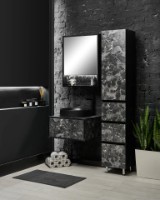 Dulap cu oglindă Sanmaximus 102 600 Nero LED F imaginea #3 — magazin online Desire.md