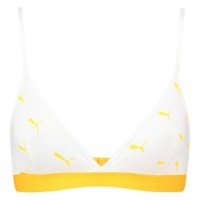 Sutien Puma Women Cat Logo Triangle Top 1P Mango XL imaginea #1 — magazin online Desire.md