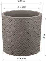 Ghiveci M Plastik Этна М3183 imaginea #3 — magazin online Desire.md