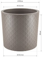 Цветочный горшок M Plastik Этна М3185 фото №3 — интернет-магазин Desire.md