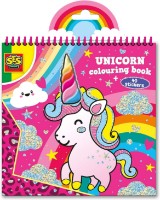 Carte de colorat cu autocolante Ses Unicorn Colouring Book (00111) imaginea #2 — magazin online Desire.md