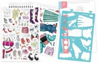 Carte de colorat pentru copii Make it Real Fashion Design Sketchbook: City Style (3207M) imaginea #4 — magazin online Desire.md