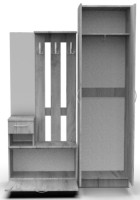 Antreu ML-Mobila ML-4 Var 1 Stejar Craft Alb imaginea #2 — magazin online Desire.md