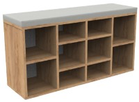 Rafturi pentru pantofi ML-Mobila ML-4 Lait Stejar Aur