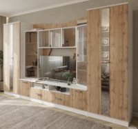 Living ML-Mobila ML-8 Palermo 2/3500 Stejar Craft Aur/Alb imaginea #3 — magazin online Desire.md