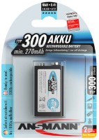 Батарейка Ansmann NiMH 6F22 300мАh 1pcs (5035453)