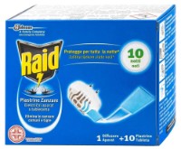 Protecția țânțarilor Raid Mosquito Repellent + 10 Tablets