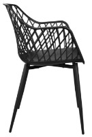 Scaun Deco SL-7019 Black/Black Legs imaginea #2 — magazin online Desire.md