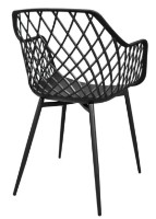 Scaun Deco SL-7019 Black/Black Legs imaginea #3 — magazin online Desire.md