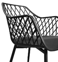 Scaun Deco SL-7019 Black/Black Legs imaginea #4 — magazin online Desire.md