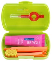 Set pentru călătorie Curaprox Travel Set Be You Green