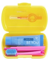 Set pentru călătorie Curaprox Travel Set Be You Yellow