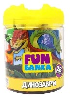 Фигурки животных Fun Banka Dinozauri 28pcs (320387-UA)
