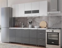 Bucătărie ML-Mobila AGT 2.0 Alb/Antracit/Alb imaginea #2 — magazin online Desire.md