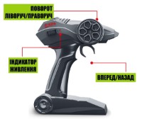 Jucărie teleghidată Sulong Toys  Off-Road Crawler Speed Team Black (SL-154RHMBl) imaginea #3 — magazin online Desire.md