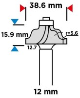 Freza Graphite 56H229 imaginea #2 — magazin online Desire.md