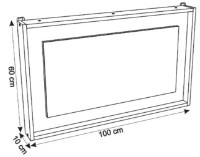 Dulap cu oglindă Sanmaximus 108 1000 Eclipse LED imaginea #3 — magazin online Desire.md