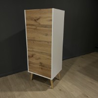 Комод MobiCasa 5 Asgard 50x127x40 Kraft Gold/White фото №3 — интернет-магазин Desire.md