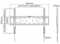 Кронштейн для ТВ Reflecta Plano Flat 70-6040 Black фото №2 — интернет-магазин Desire.md