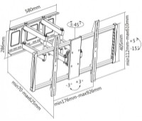 Suport TV Reflecta Plexo 100-9060T Black imaginea #2 — magazin online Desire.md