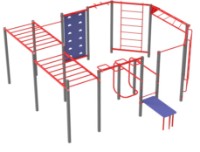 Спортивный комплекс Kidigo WorkOut 2 (21171) фото №2 — интернет-магазин Desire.md