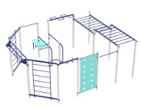 Спортивный комплекс Kidigo WorkOut 2 (21171) фото №4 — интернет-магазин Desire.md