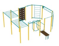 Спортивный комплекс Kidigo WorkOut 2 (21171) фото №6 — интернет-магазин Desire.md