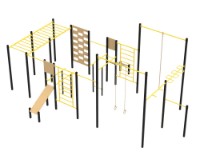 Спортивный комплекс Kidigo WorkOut 3 (2120) фото №4 — интернет-магазин Desire.md