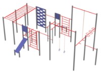 Спортивный комплекс Kidigo WorkOut 3 (2120) фото №6 — интернет-магазин Desire.md